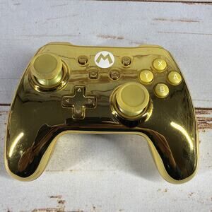 PowerA Wired Switch Controller for Nintendo Switch - Gold Mario